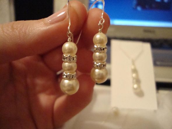 Show me your earrings! :  wedding Modified Jennifer Earrings Etsy AFINISHINGTOUCH