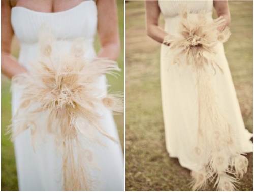 Feather bouquet :  wedding Feather Bouquet2