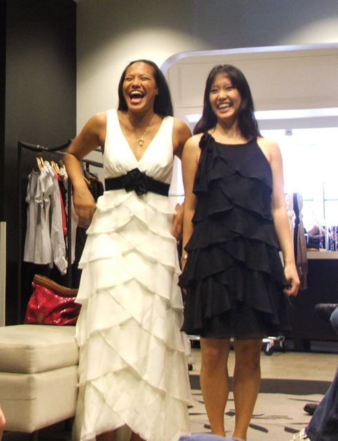 Do your bridesmaids' dresses match your dress? Show us pictures! : wedding bridesmaids dresses wedding dress matching Friday BM Dress W Bride