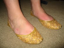 I need your help deciding on a shoe! :  wedding Gold Shoes