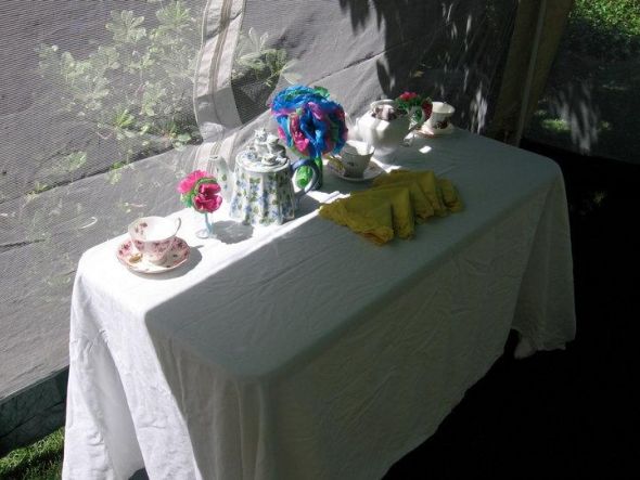 Mad Hatter Tea Party Reception :  wedding reception tea party mad hatter The Doormouse