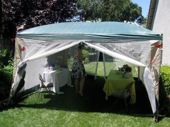 Mad Hatter Tea Party Reception :  wedding reception tea party mad hatter The Tent