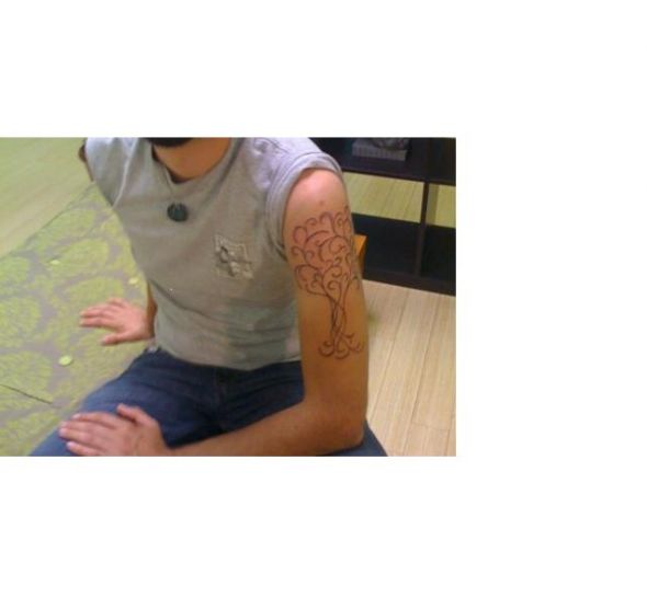 Husband wants to get tattoo :  wedding husband tattoo Tree Tat 2