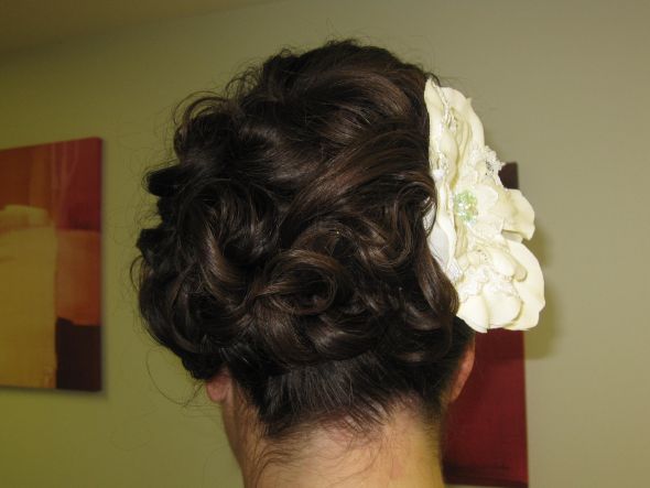 hair trial! :  wedding IMG 4196
