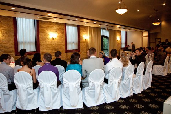 My Rainy Wedding Day Recaps - Part 3 - The Ceremony :  wedding ceremony bm dresses music Ceremony Guests