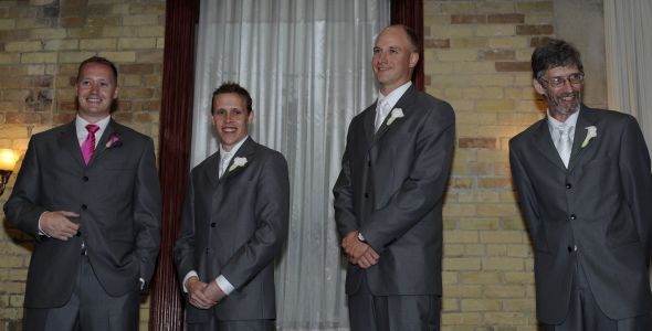 My Rainy Wedding Day Recaps - Part 3 - The Ceremony :  wedding ceremony bm dresses music GM Waiting1