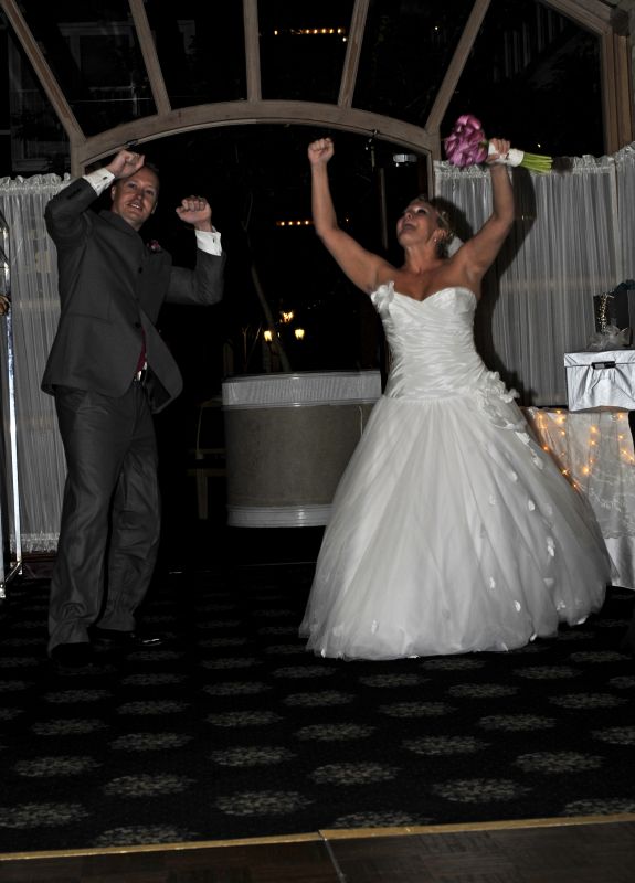 My Rainy Wedding Day Recaps - Part 5 - It's Time to Party :  wedding first dance father daughter dance 1 mother son dance cake cutting garter toss Grand Entrance