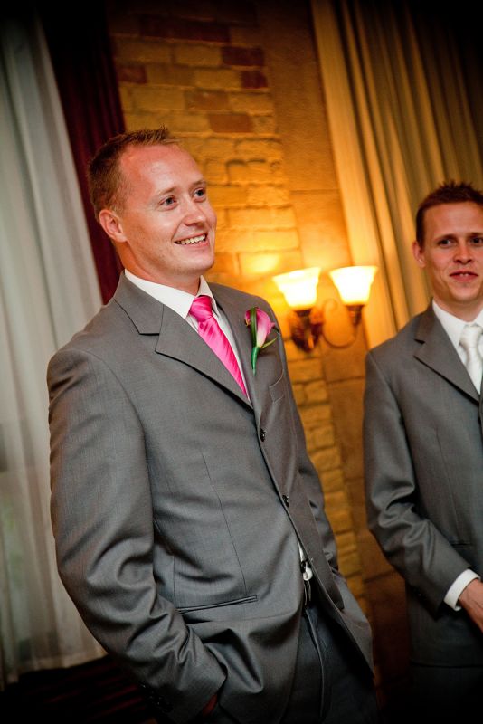 My Rainy Wedding Day Recaps - Part 3 - The Ceremony :  wedding ceremony bm dresses music Groom Alter