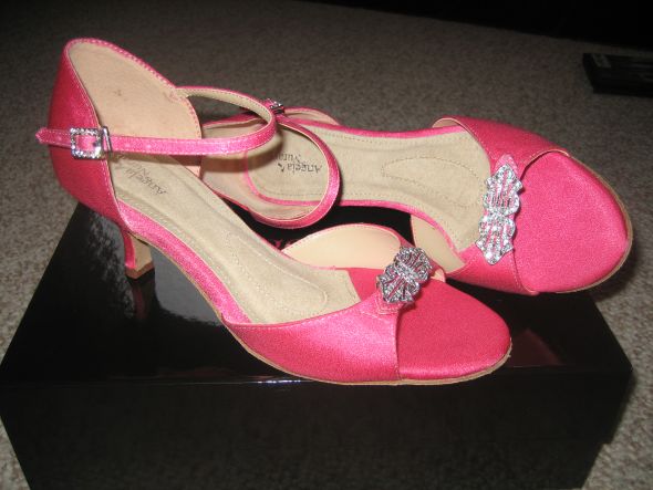 Pink Shoe Brides** Let Me See Your Shoes!! :  wedding shoes pink IMG 5910