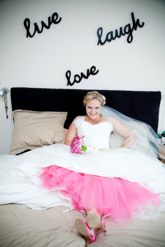 Has anyone made their headboard? :  wedding Me On Bed