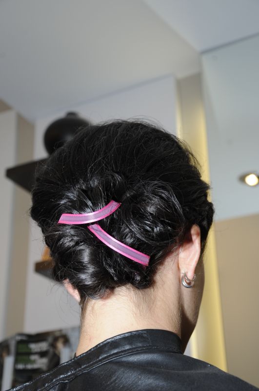My Rainy Wedding Day Recaps - Part 1 - Getting Ready :  wedding hair dress garter Saras Hair