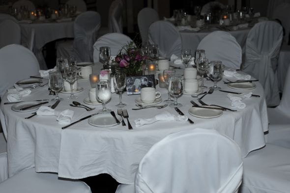 My Rainy Wedding Day Recaps - Part 6 - All the little Details :  wedding flip flop basket diy card box hair flower centerpieces calla lilies table numbers cake Table
