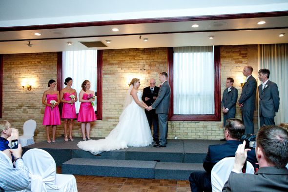 My Rainy Wedding Day Recaps - Part 3 - The Ceremony :  wedding ceremony bm dresses music Alter Everyone