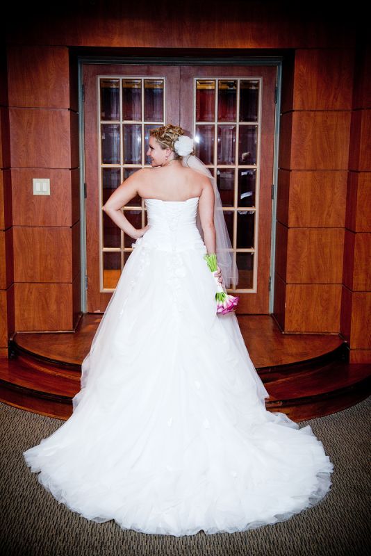 Show your Ball Gown Wedding Dress! Post yours here! :  wedding dress ball gown 1 princess wedding ceremony bride Back Of Dress