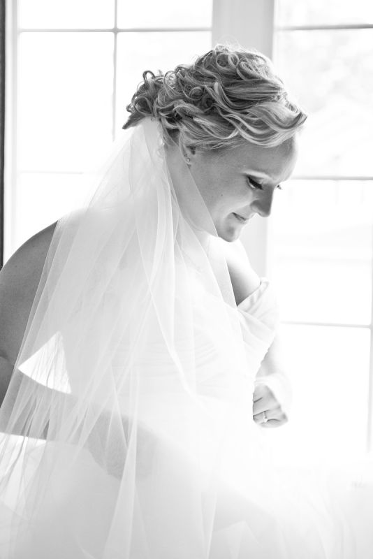 My Rainy Wedding Day Recaps - Part 1 - Getting Ready :  wedding hair dress garter Me In Dress