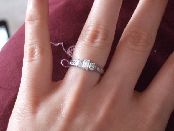 Any low profile rings? :  wedding engagement rings wedding band DSCF3243