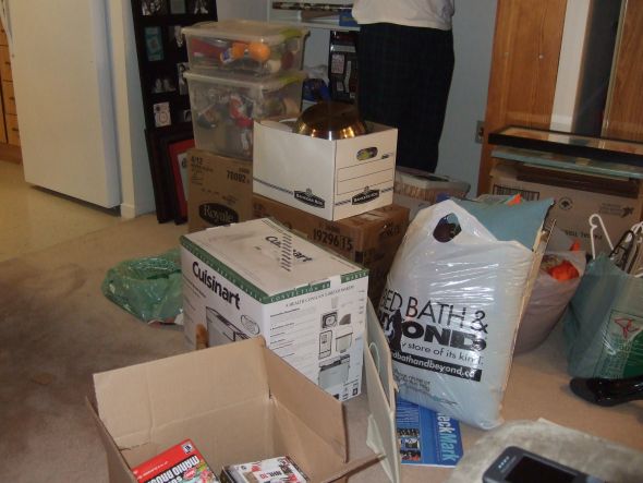 We're closing on Friday... Holy crap, kind of freaking out! :  wedding new house moving packing DSCF3378
