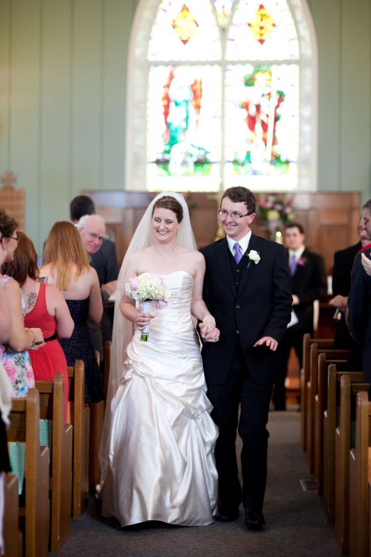 Walking back down the aisle with your new husband/wife :  wedding SS093