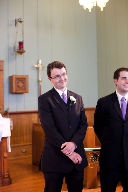 First look or first look as you came down the aisle? : wedding first look photos ceremony wedding SS358