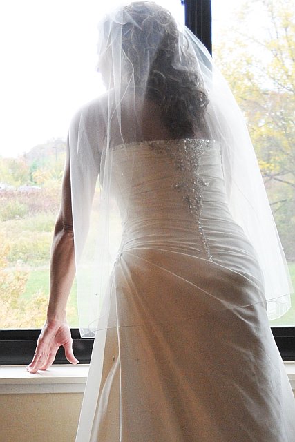Pro Pics - bride/flower girl photos :  wedding BackofDress