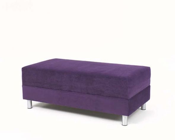 For NOT THAT INTO ALL THIS : requested photos enclosed. :  wedding Bella Aubergine Bench Ottoman