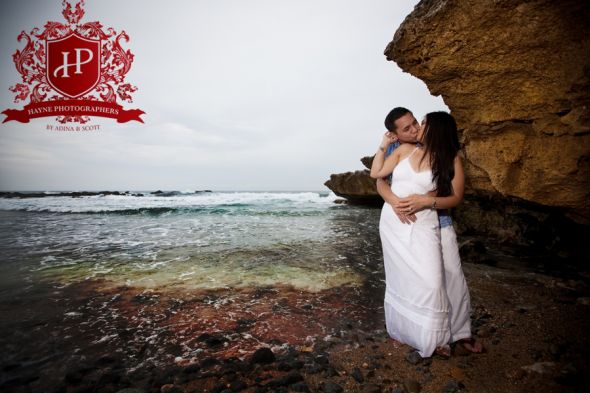 Trash the dress pics are in!! :  wedding Aruba Beach Wedding Photographer Photography Destination Filipino Cliffs Kissing Bride Groom Natural Pool