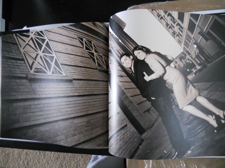 Our Blurb book arrived...highly recommended! :  wedding blurb photo book DSCN0013