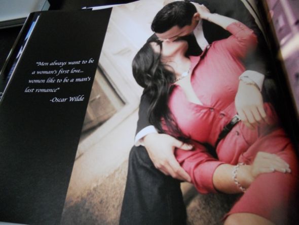 Our Blurb book arrived...highly recommended! :  wedding blurb photo book DSCN0016
