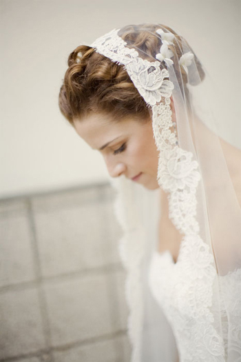 wedding hairstyles veil