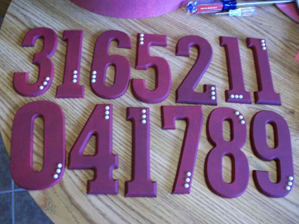 Wooden Table Numbers by soonerpsych DIY Friday wedding diy features 100