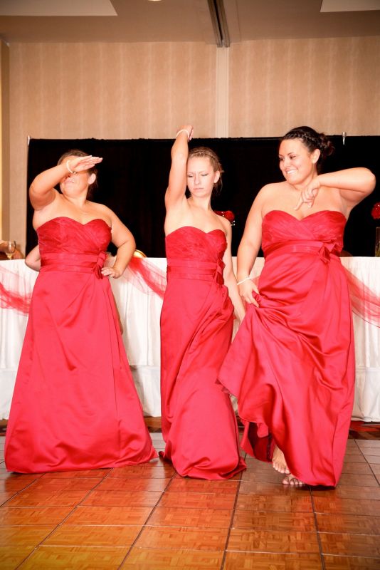Married bees...post your favorite candid from your wedding : wedding BM Dancing