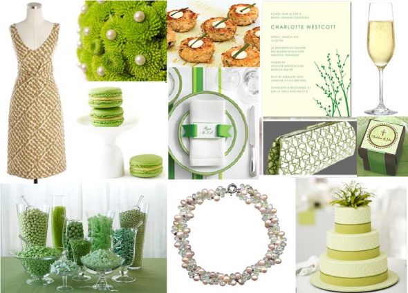 weddings decorations in green