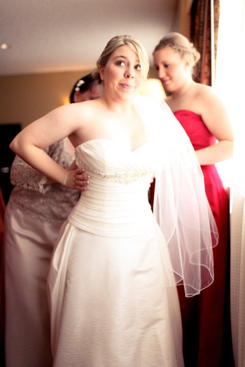 How much did you spend on your dress? : wedding dress cost Putting On The Dress