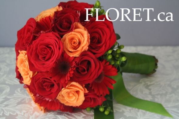 Show Off Your Bouquet Inspiration wedding Red Bridal Bouquet 1 year ago