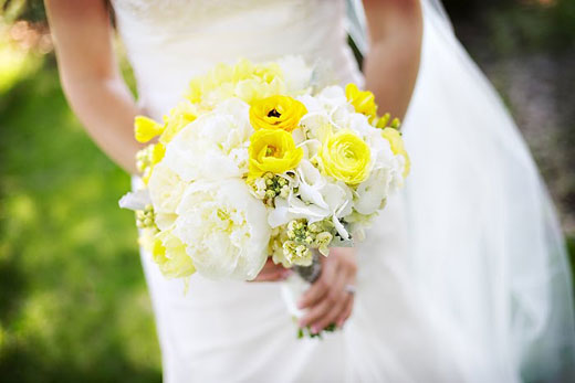 Yellow flowers? :  wedding Yellow White Bouquet3
