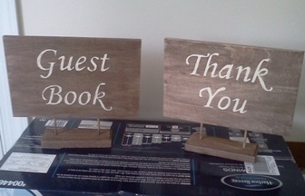 Wedding Signs and Table Numbers :  wedding Signs