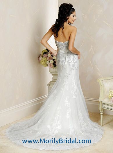 Selling my Maggie dress in Kalamazoo! :  wedding kalamazoo wedding dress maggie Back
