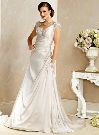 Your Wedding Gown! Post a pic! :  wedding dress bride reception ceremony Dress Of The Day Rosa By Maggie Sottero