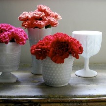Milk Glass Collection & Vintage Cake Topper!!!!! :  wedding 3570753