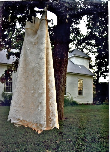 1950's Vintage Style Tea Length Wedding Dress w Bolero