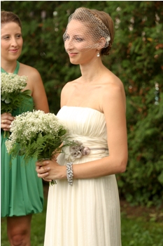 White on White flowers...Elegant or Bland? : wedding Veil