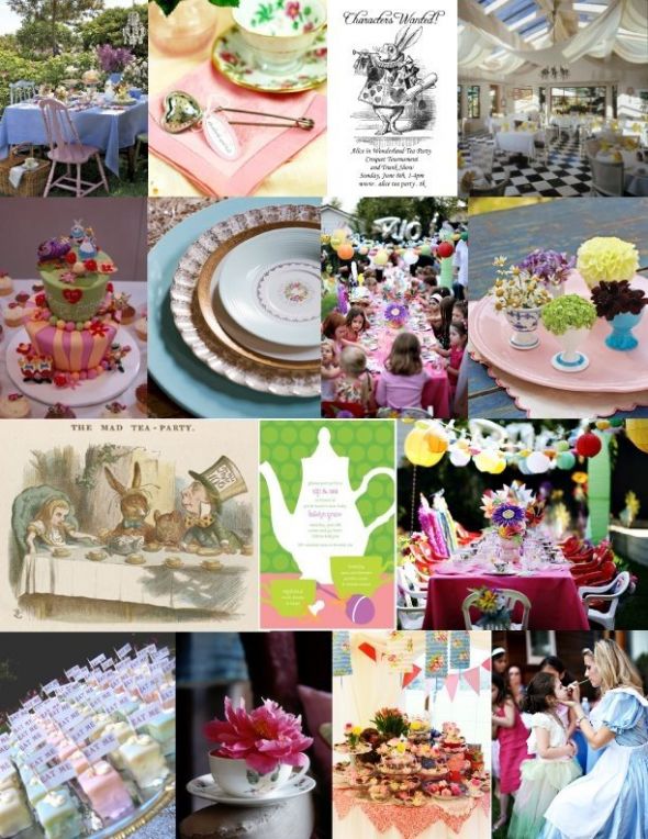 Vintage Alice in Wonderland idea help! :  wedding alice in wonderland theme vintage Alice Board3larger