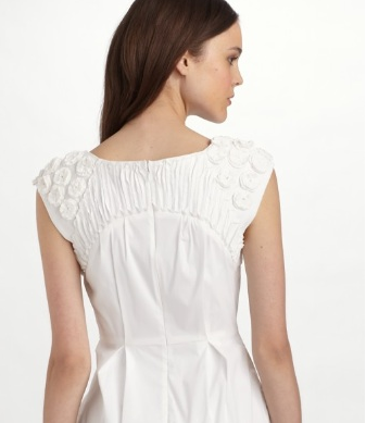 BCBG White Size 8 Dorine CapSleeve Shift Dress wedding bcbg size 8 dress