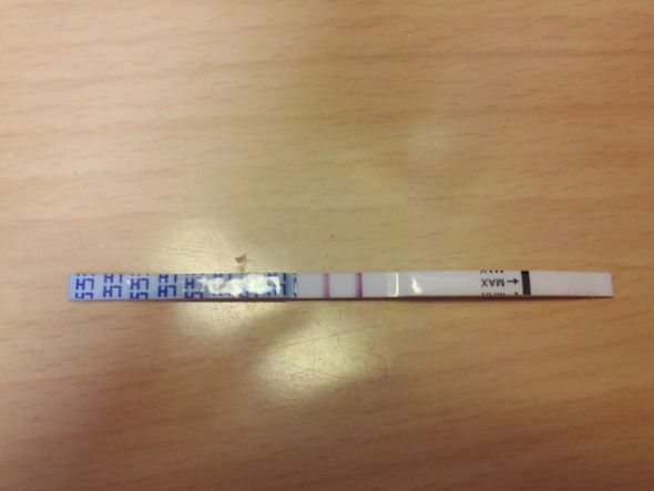 positive opk strip