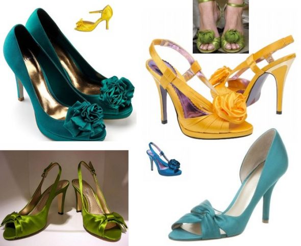 Looking for shoes.. :  wedding shoes colour low heel Shoe Collage