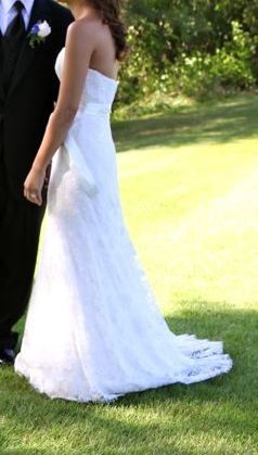 Monique Lhuillier Millicent Dress $550 : wedding monique lhuillier ML Side Full Length
