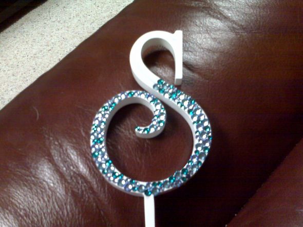Monogram Cake Toppers : wedding IMG00284
