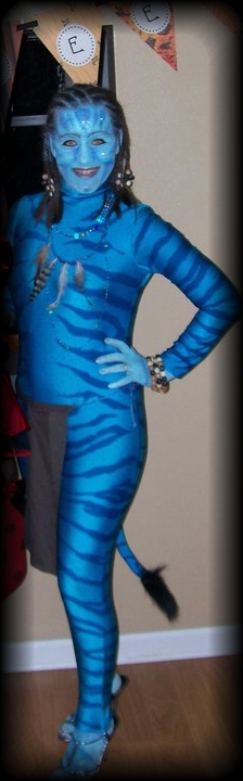 Best overall costume :  wedding Avatar Movie