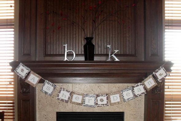 Again, if you're interested...  Here's the bunting for my sisters baby shower :  wedding Banner