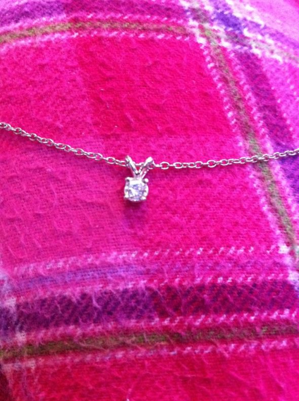 Spinoff: What did you get for Christmas? :  wedding Diamond Necklace